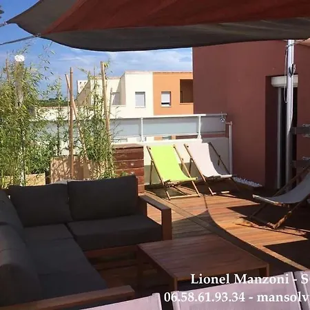 T4 Duplex Centre-port/terrasse/wifi/parking/clim Agde